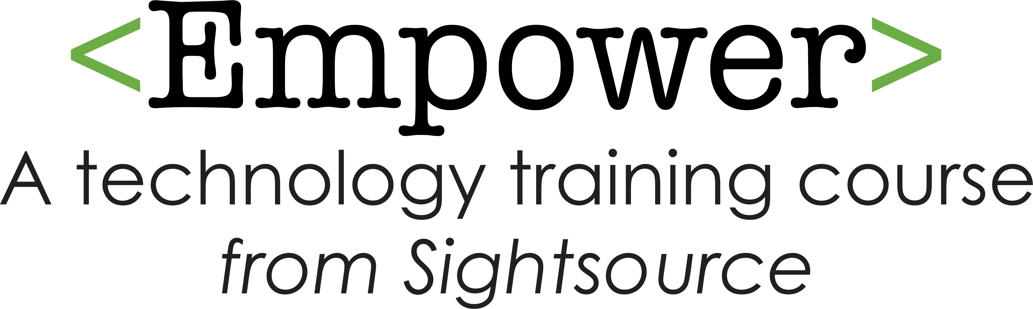 Empower - A technology training course from Sightsource